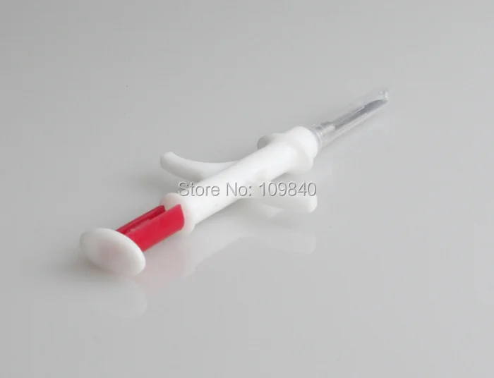 

100pcs Pet Microchips 1.4*8mm ISO11784/785 FDX-B cat dog,snake syringe+ 1pcs hand reader Animal ID