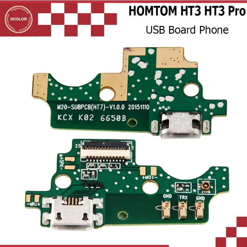 Ocolor для HOMTOM HT3 Pro HT6 HT7 USB плата аксессуары телефонов зарядное устройство Замена