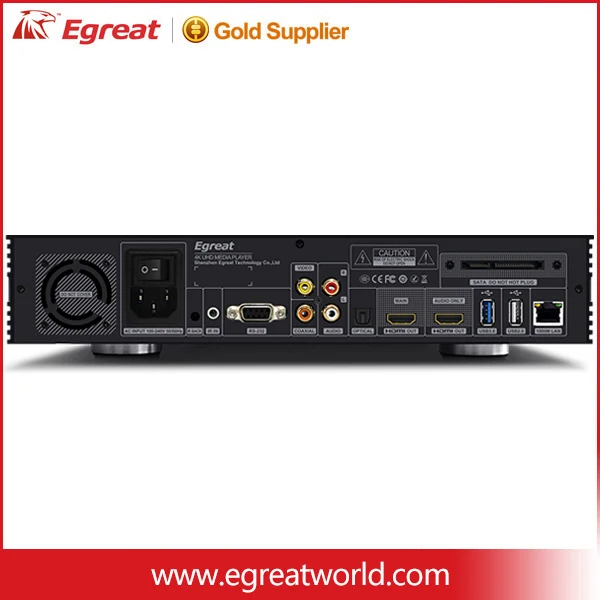 Медиаплеер Egreat A11 3D 4K Blu Ray HDD 2 ГБ 16 двойной HDMI выход Bluetooth Android ТВ приставка Dolby Atmos/DTS: