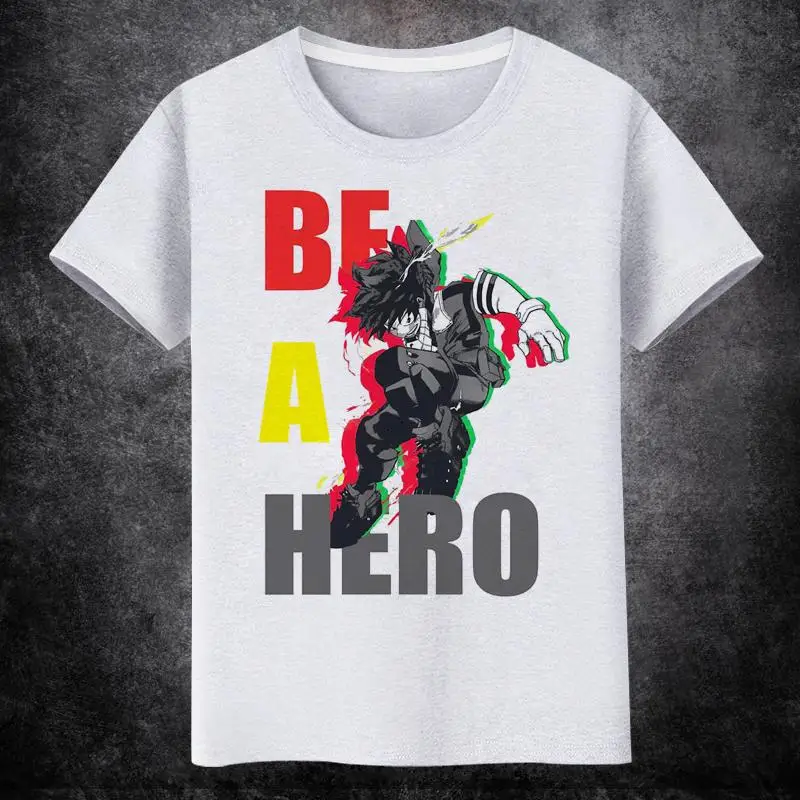 Повседневная хлопковая Футболка High-Q в стиле унисекс с аниме персонажами