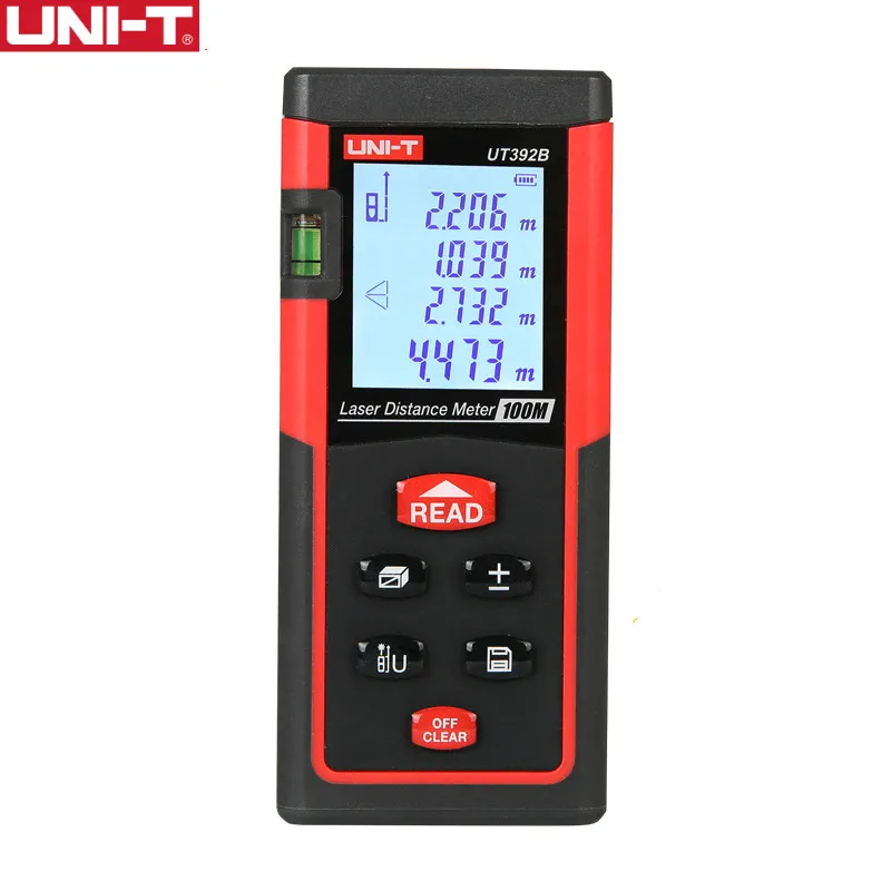 UNI T UT392B лазерный дальномер 100 м Диапазон площадь объем добавить вычесть