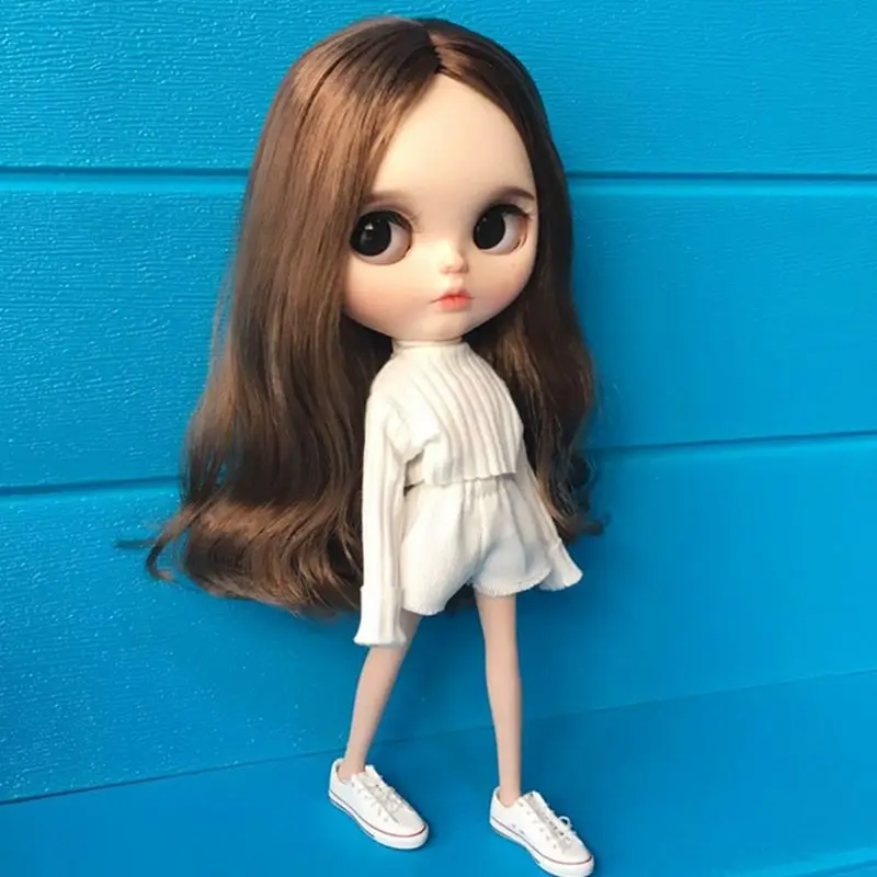 shirt and pant 2 2 шт./компл., Одежда для куклы, рубашка+ джинсовые шорты для Барби, рубашка, штаны для 1/6, Одежда для куклы - Цвет: shirt and pant 2