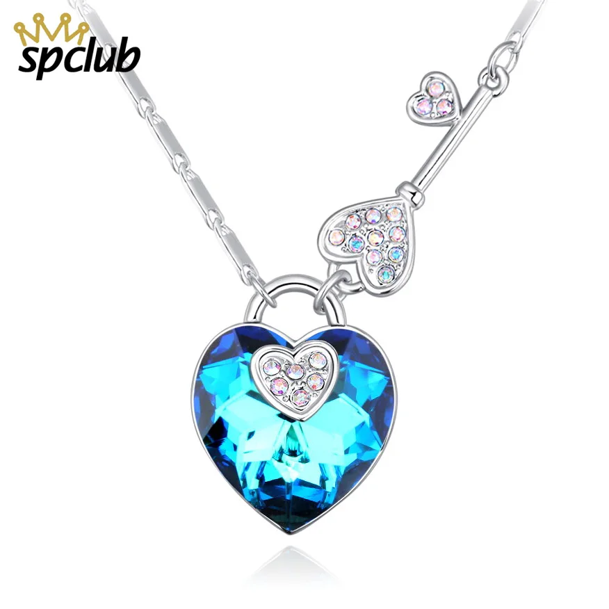 Романтическое ожерелье с кристаллами Swarovski Подвеска для лучших друзей колье