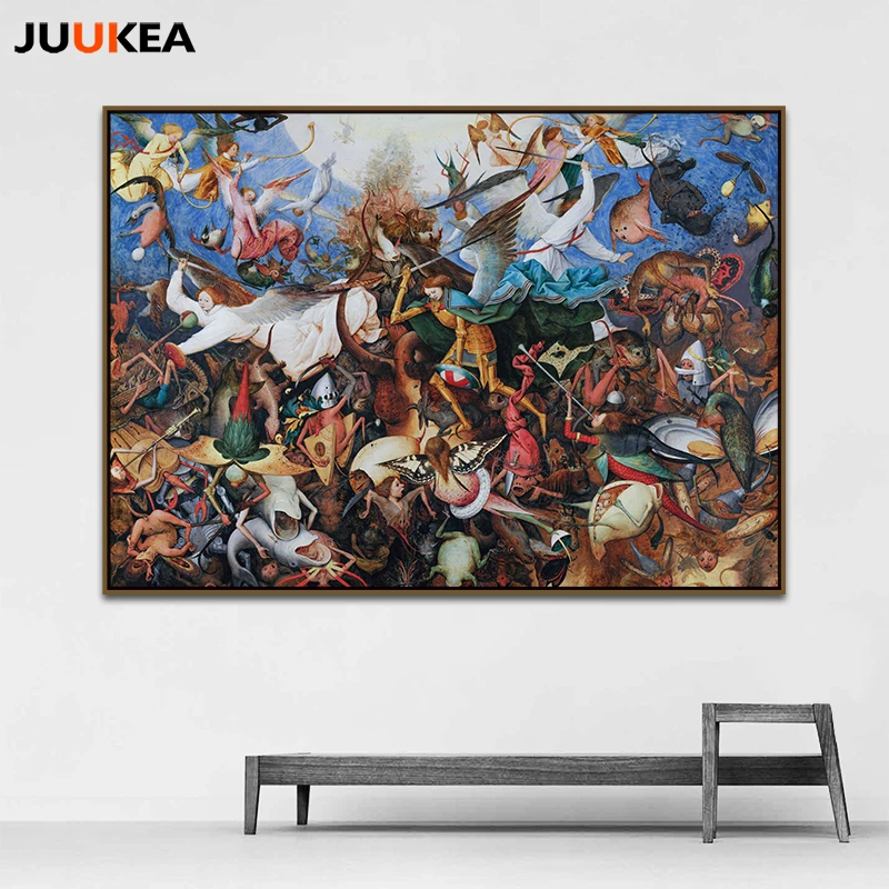 Питер брейгель осень Rebel Angels HD искусств Репродукция картины маслом Печать на