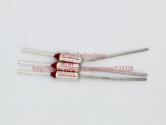 

(20pcs/lot) RY117 TF 117 Degree Celsius 117C 10A 250V Temperature Thermal Fuse