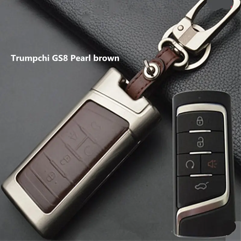Чехол для автомобильного ключа SeiYio кожаный чехол Trumpchi GS4 GS8 GS5 GS7 GS3 GA6 в подарочной