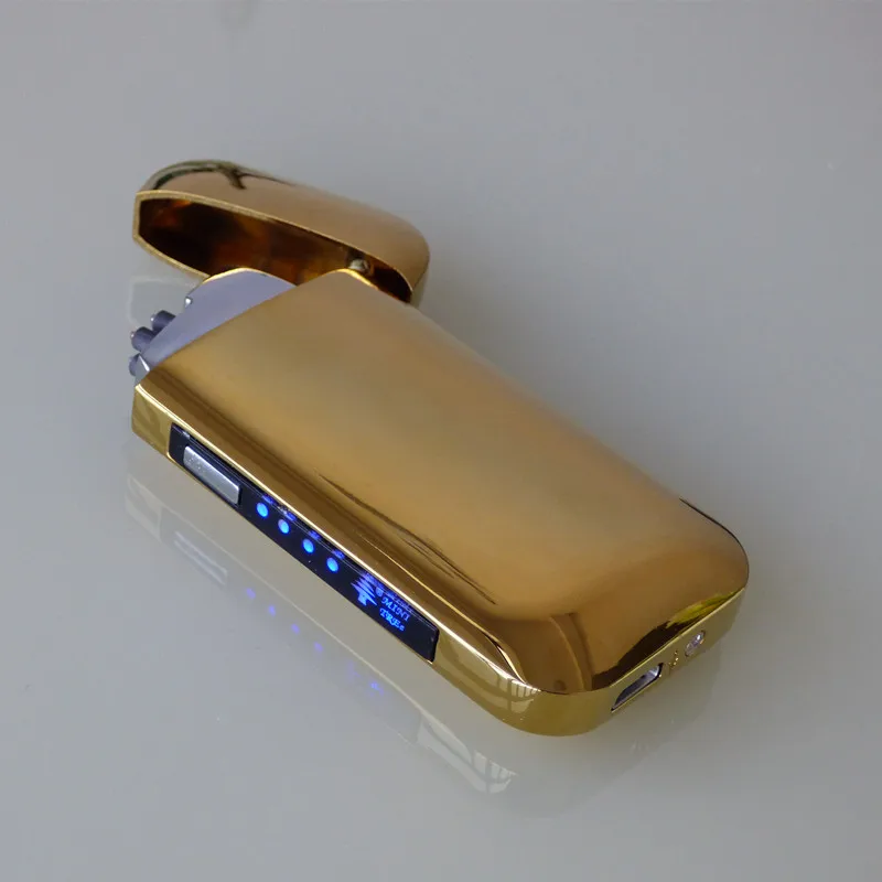2019 новый двойной Arc индикаторы заряда батареи электрический USB Батарея