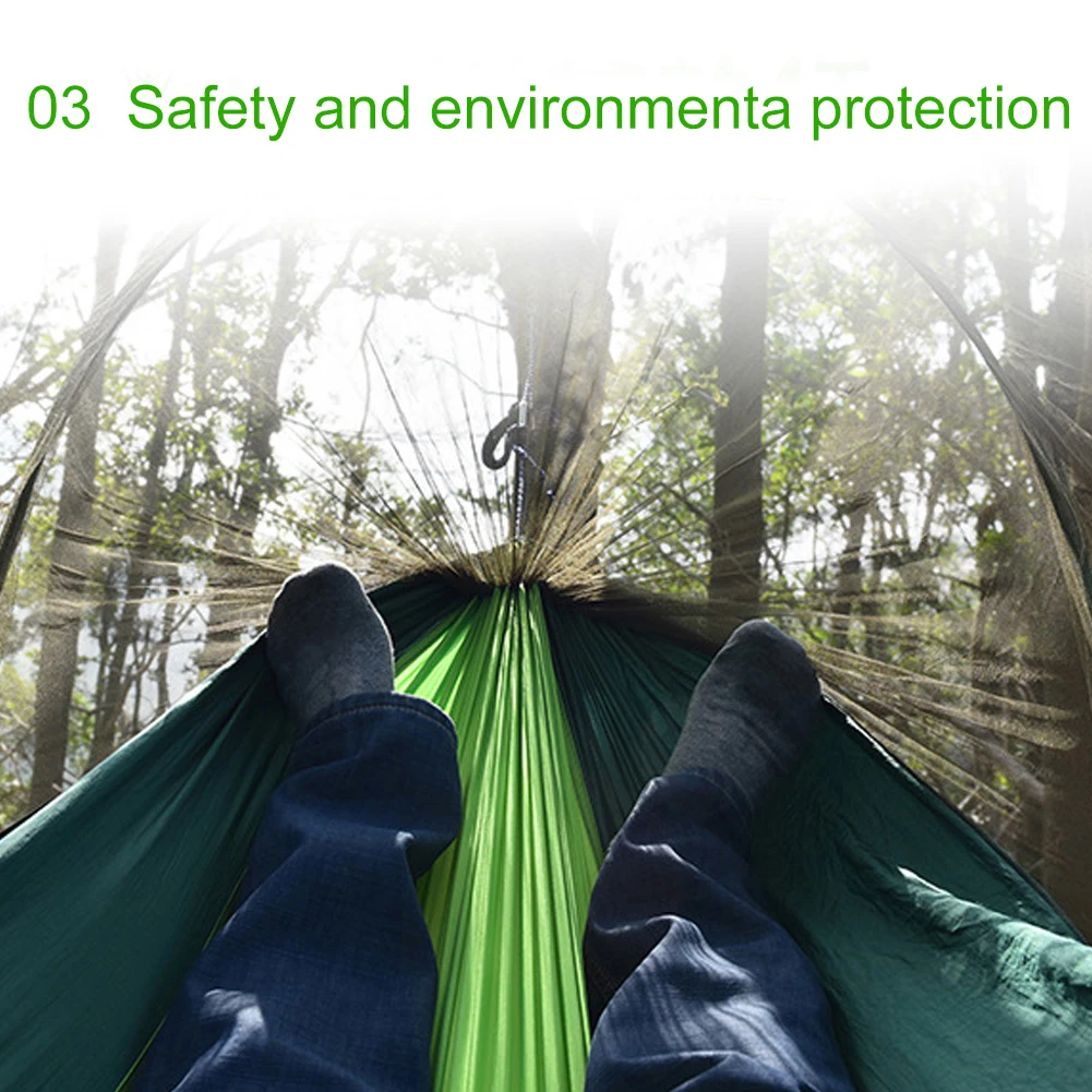 Anti-mosquito Portable Anti-mosquito Automatic Unfolding Hammock Camping Hanging Sleeping Bed Camping Hammock Mesh