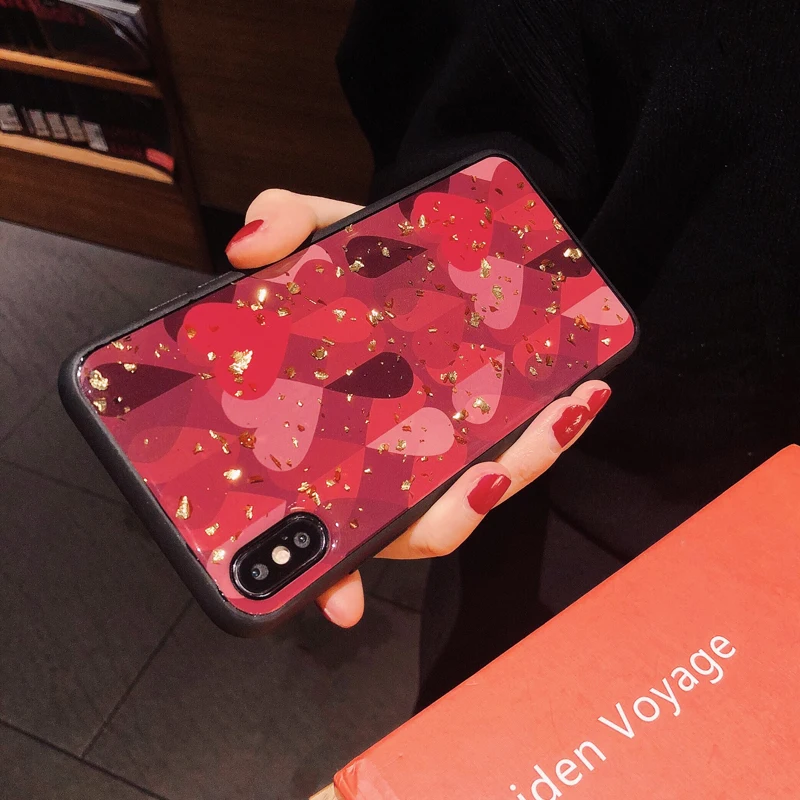 Мягкий чехол с эпоксидной трещинкой для iphone 7 6 6s 8 plus X Xs max XR тонкие чехлы телефонов