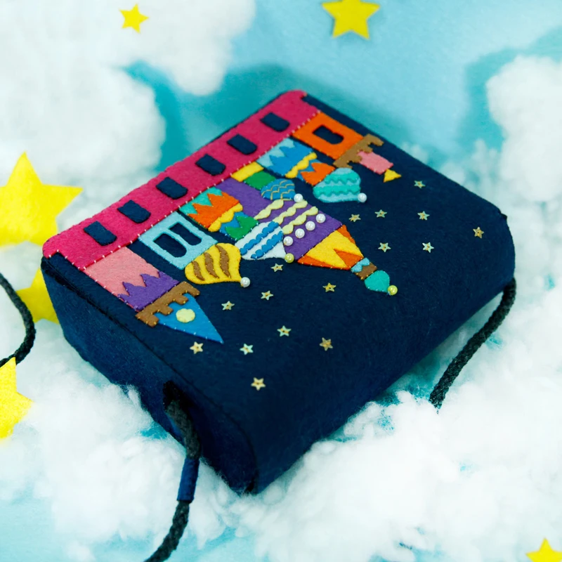 Войлочная ткань DIY сумка замок стиль для детей день рождения/фестиваль подарок