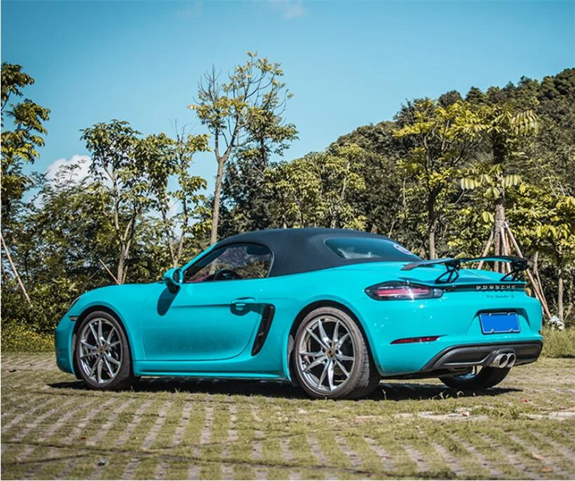 Спойлеры из углеродного волокна для Porsche 911 718 Boxster Cayman 2016-2020 спойлер высокого