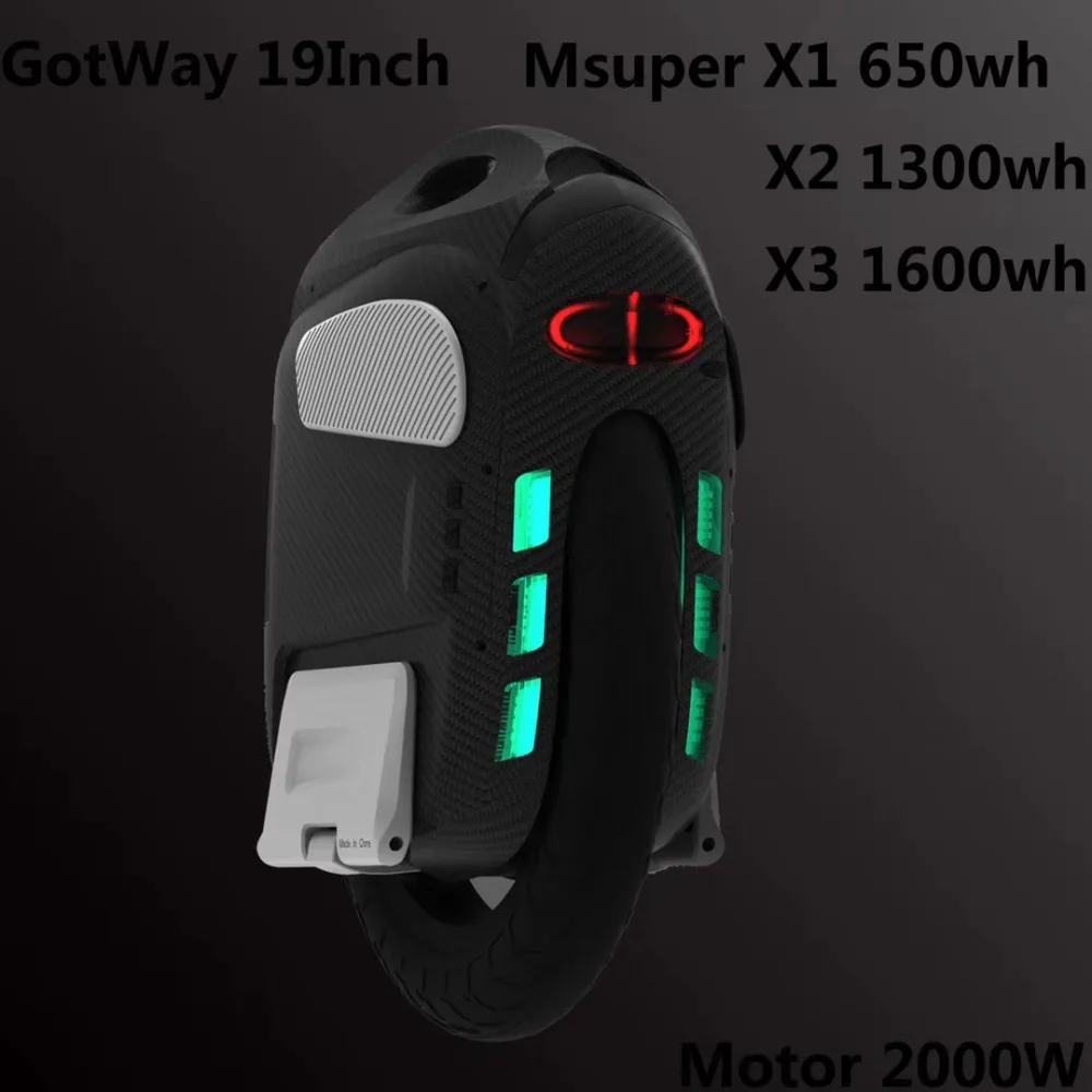 Новейший электрический Одноколесный скутер Gotway Msuper X 19 дюймов