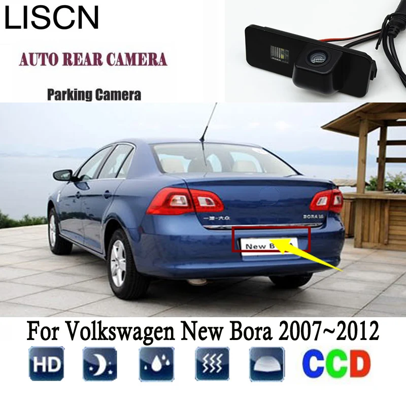 

Rearview Camera For Volkswagen New Bora 2007~2012 2008 2011 CCD Night Vision Rear View Camera license plat Camera High quality
