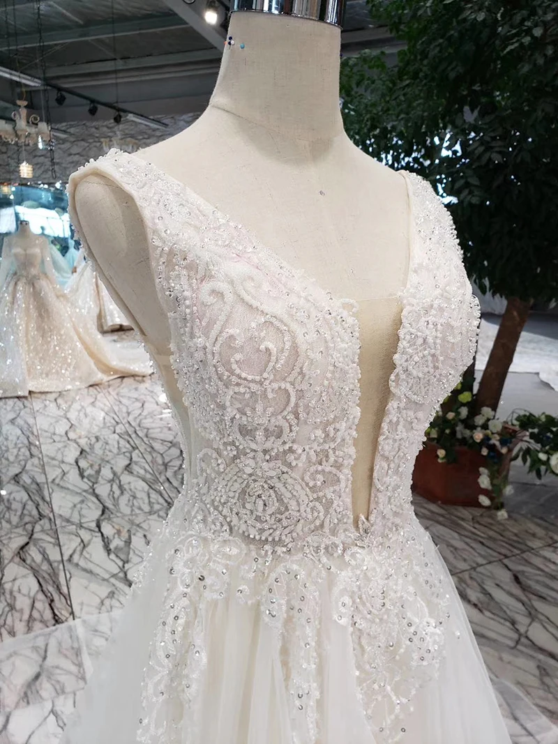 modabelle Organza Bohemian Wedding Dresses 2019 Vestito Da Sposa A-line V Neck Wedding Dress Vestidos De Matrimonio