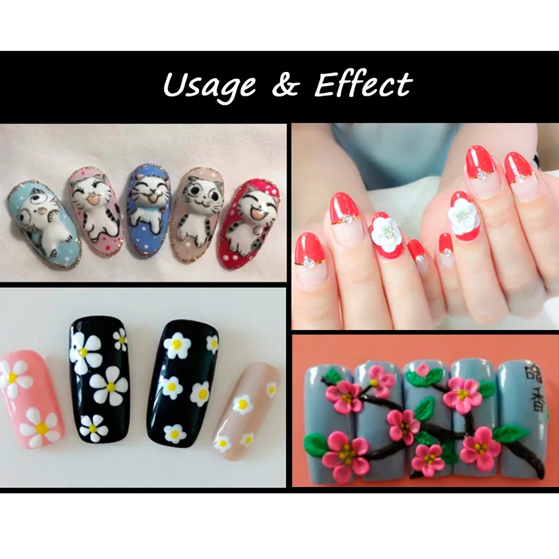 Новый 5 шт./компл. дизайн ногтей тиснение печать резьбы Полировка Кисть ручка