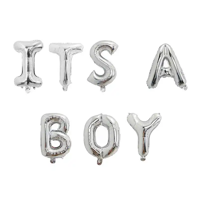 Светло-желтый 16 дюймов с надписью OH BABY Пол раскрыть письмо Фольга воздушные шары его в комплект одежды для маленьких мальчиков и девочек, душ сувениры День рождения украшения детей Baby Shower - Цвет: Светло-желтый