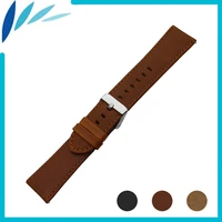 genuine leather watch band for frederique constant 22mm men women quick release strap wrist loop belt bracelet black brown pin