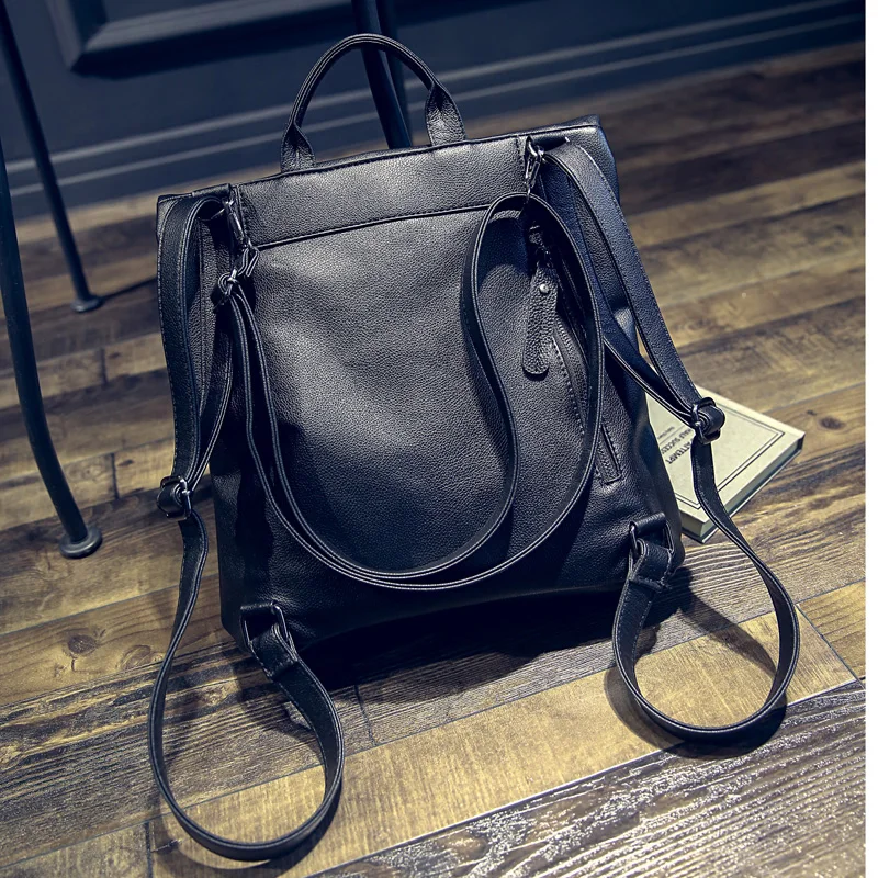2017 vintage casual leather Backpacks high quality School Bags Students For Teenagers Girls Ladies Women's Travel Bag | Багаж и сумки