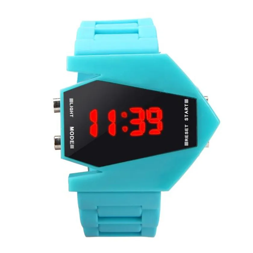 2019 Hot Sale Fashion Airplane Aivator Pilot LED Flashlight Sport Cuff Watch#MAY31 | Наручные часы
