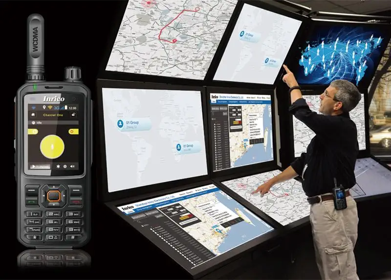 Сеть мобильный телефон Радио T298s сим карты Wi Fi GPS Интерком трансивер Мобильный wcdma