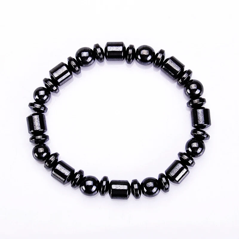 Fworld Популярные черные магнит браслет здоровья магнитный каменные бусы теннисные