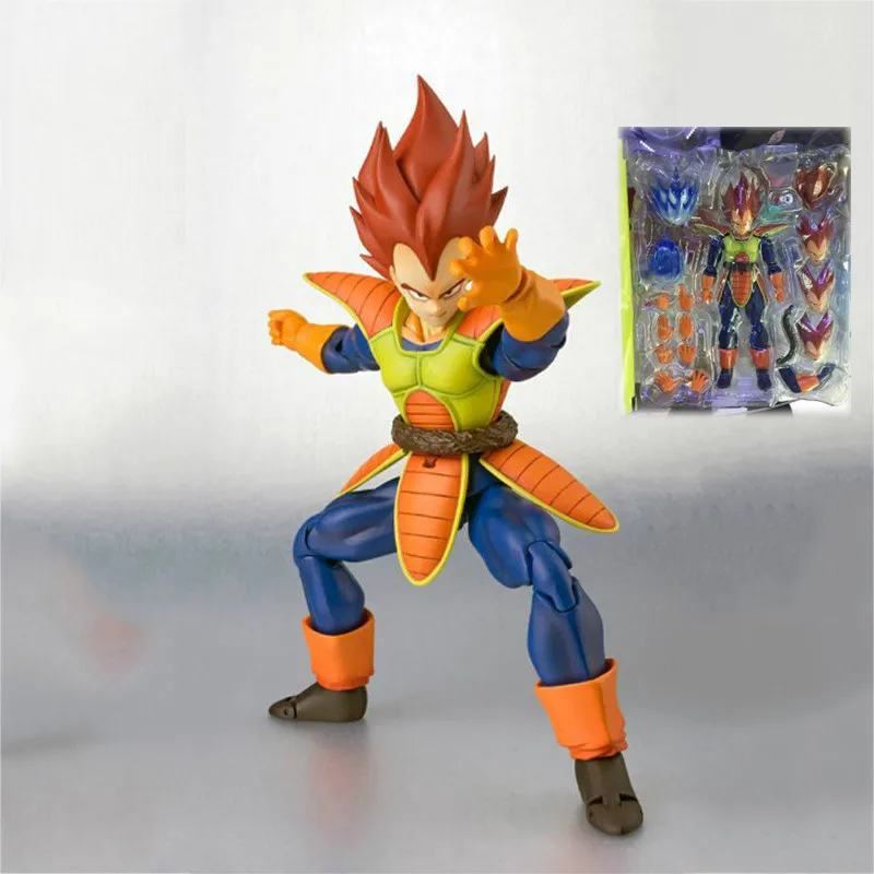 Yellow Vegetto 16 см СВЧ Dragon Ball Z СВЧ Vegetto Resurrection F Сон Гоку драгонболл зет ПВХ фигурка Коллекционная модель игрушки - Цвет: Yellow Vegetto