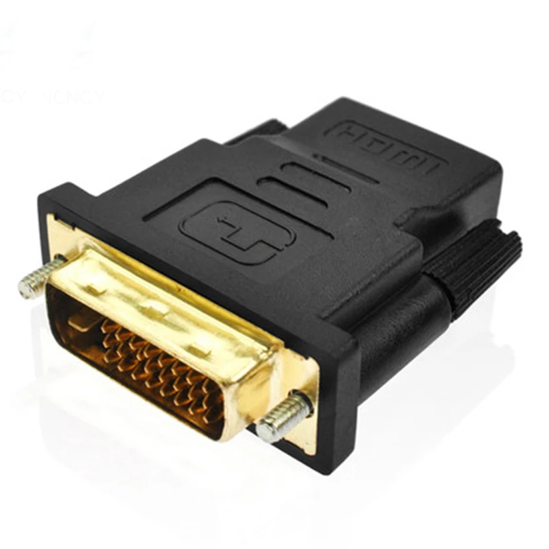 DVI 24 + 1 в HDMI конвертер штекер адаптер охватывающий поддержка 1080 P для HDTV ЖК дисплей