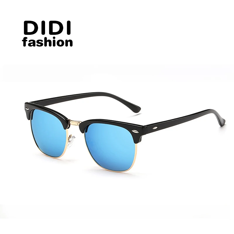 Женские поляризованные солнцезащитные очки DIDI винтажные дизайнерские кошачий