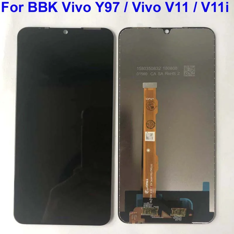 MediaTek MT6771 (Helio P60) 6 3 дюйма для BBK Vivo Y97 / V11 V11i ЖК-дисплей + сенсорная панель дигитайзер