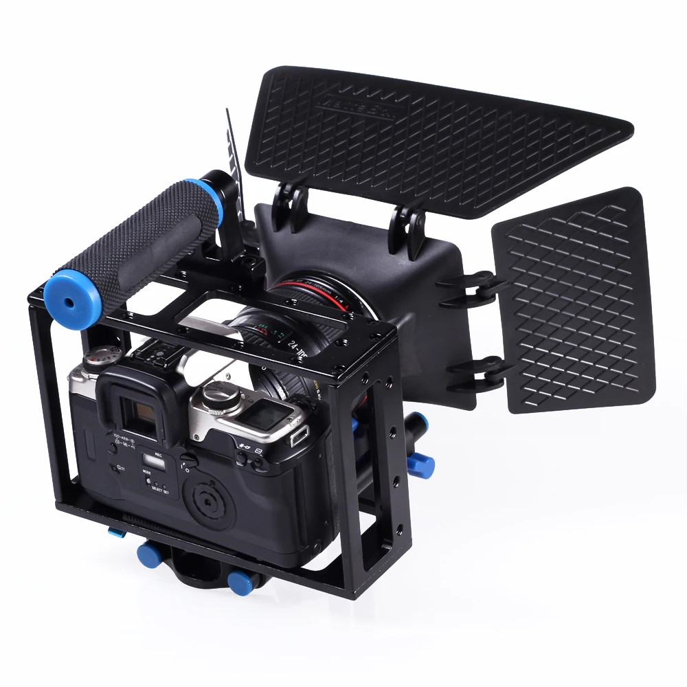 Держатель для видеокамеры с рукояткой + Матовая коробка DSLR 5D Mark II|camera cage rig|cage rigcamera