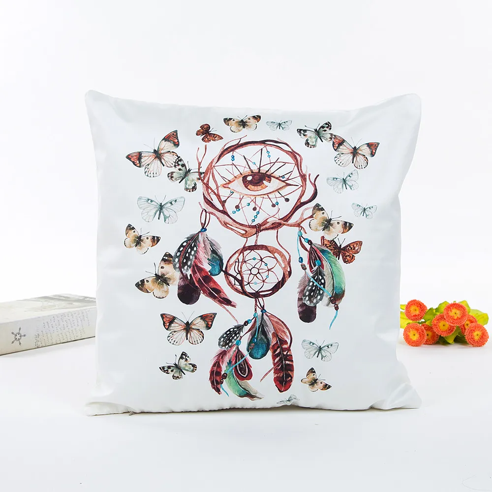 Наволочка для подушки с рисунком Ловец снов на талию сиденье