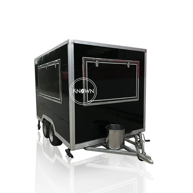 

Best Selling Trailer Type VIN Number Mobile Conssion Fast Food Trailer For Thai Ice Cream