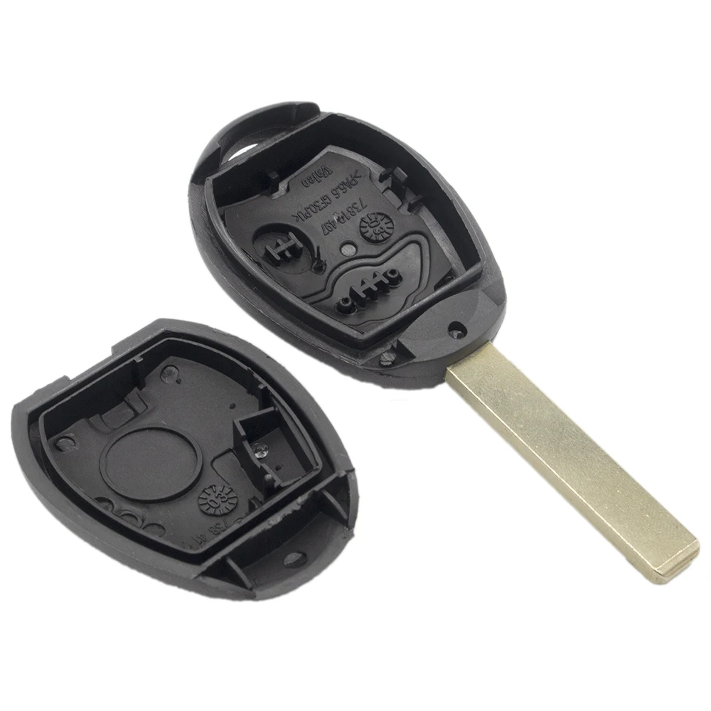 WhatsKey 2 кнопки Uncut лезвие Замена дистанционного ключа автомобиля оболочки Fob чехол