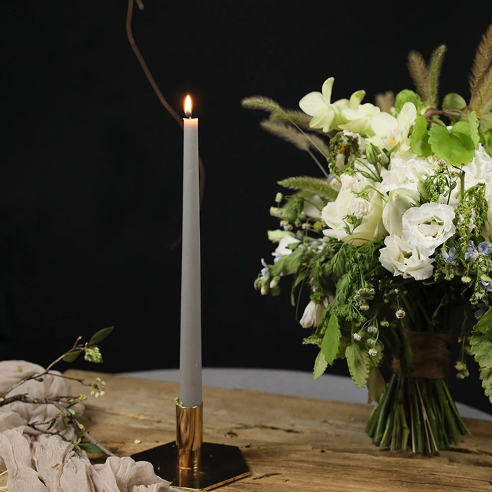 Красивые Романтические бездымные ретро-свечи 4 шт. чистые винтажные свечи