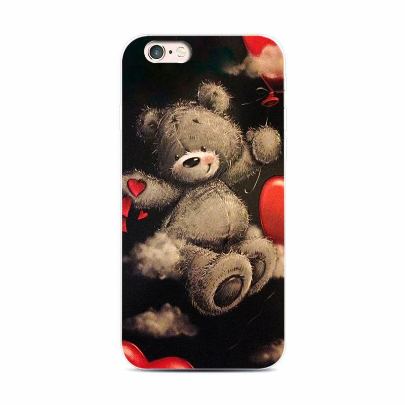 Tatty Teddy Me To You Bear phone Case For iphone X 7 8XS XR Transparent silicone case Samsung s7 s8 s9 cover |
