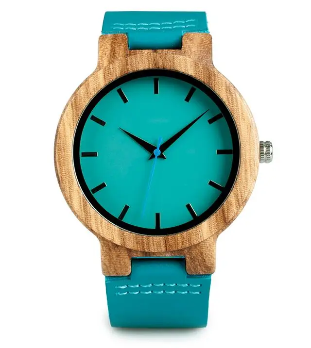 45mm case size BOBO BIRD классические деревянные часы Зебра для мужчин женщин Индиго синий дизайн кварцевые часы два чехол Optiom Размер 33 мм и 45 мм - Цвет: 45mm case size