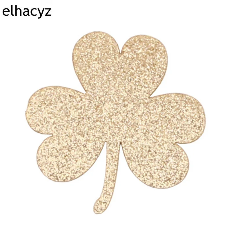 10 шт./лот блестящая повязка на голову Lucky Green Shamrocks День Святого Патрика для детей
