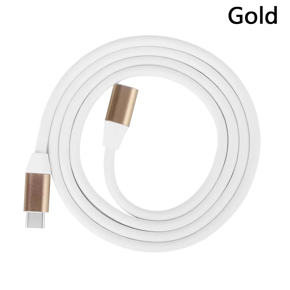 1 м usb type C кабель-удлинитель USB 3,1 кабель для передачи данных и видео USB-C Штекерный и гнездовой удлинитель