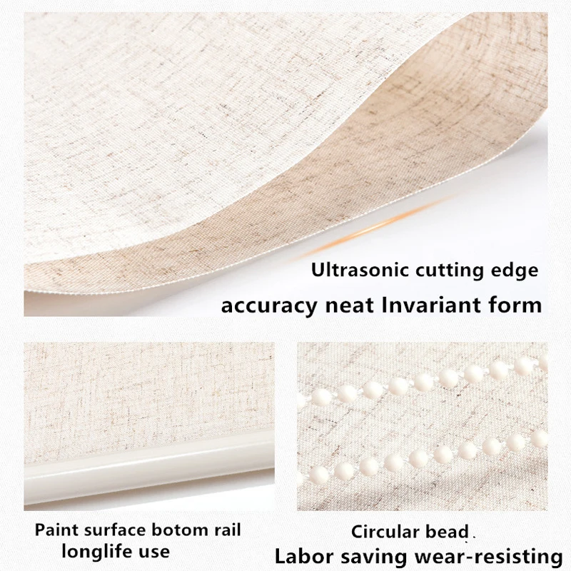 Корейский стиль жалюзи затвора шарик веревку Шторы 100% Экологичные белье