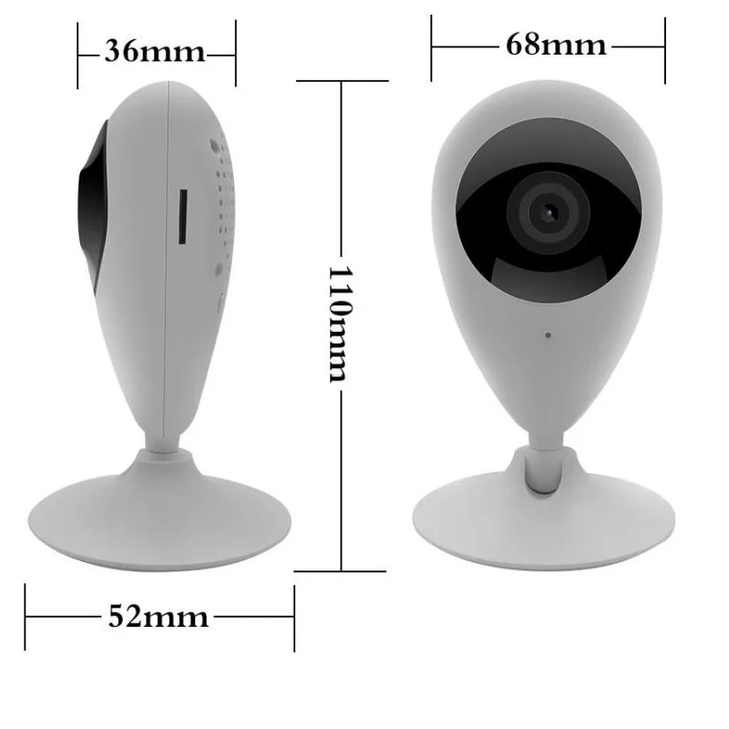 Wifi камера vigila bebes con camara 1080P HD IP камера ИК ночного видения 2 способа разговора PIR датчик движения Cry Baby Alarm Макс 64 ГБ