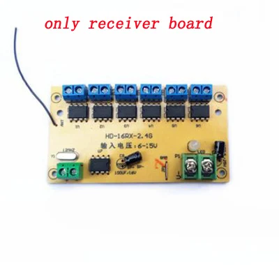 DIY экскаватор с дистанционным управлением игрушечные машинки 16CH 2,4G радио Sytem управление ling части DC 6-15V передатчик+ приемник плата 5A большая мощность - Цвет: only receiver