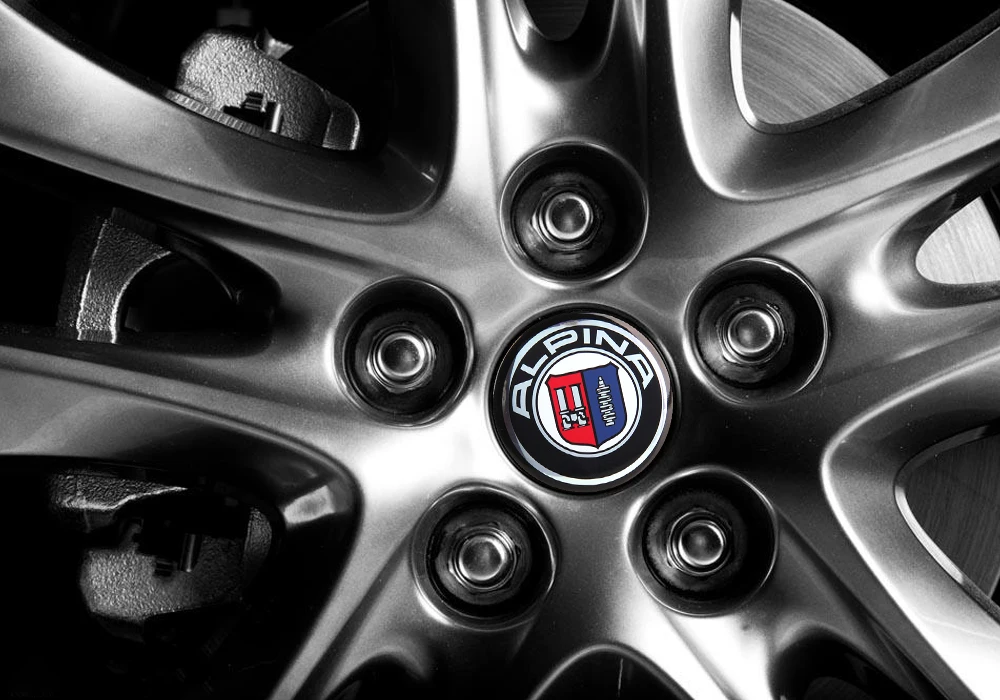 

56.5mm Aluminum Car Wheel Center Hub Cap Sticker For BMW ALPINA Logo E46 E39 E36 E90 E60 F10 F30 X5 E53 E34 E30 F20 X5 E70 E38