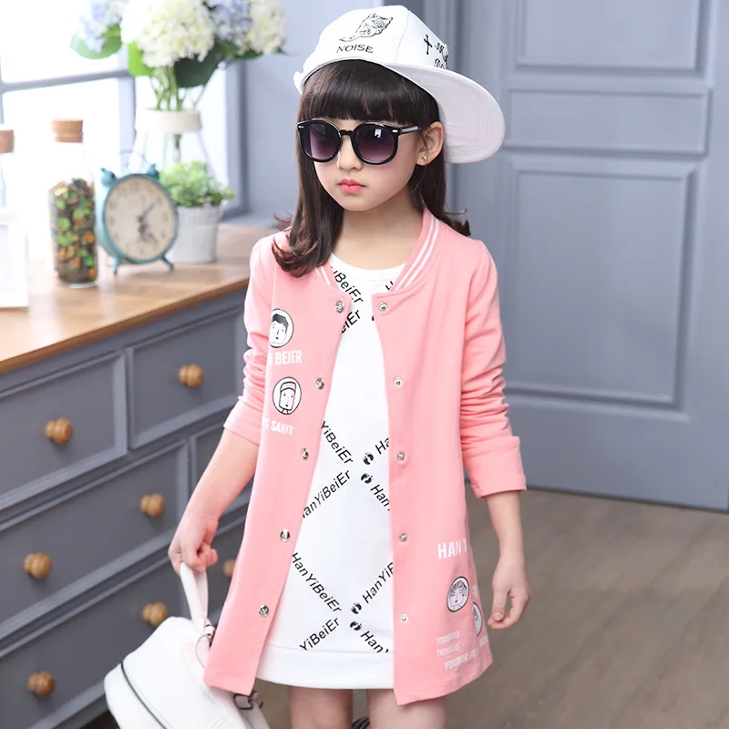 Детская одежда в британском стиле пальто для девочек сезон весна-осень верхняя