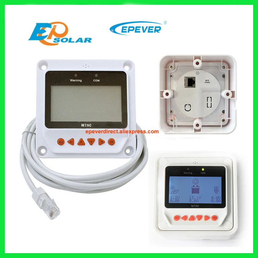 MPPT ET4415BND Max PV input 150V Solar system controller MT50 Meter and eBOX-Wifi-01 Phone APP regulator 48V Battery work | Обустройство