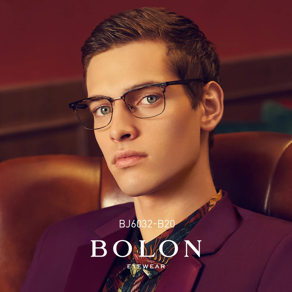 BOLON, оправы для оптических очков для мужчин, винтажные квадратные очки, мужские Оптические Оправы, мужские ретро очки, очки BJ6032