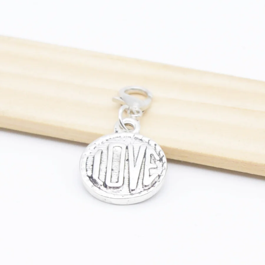 Кулон Талисманы металла любовь застежкой омар для браслет Цепочки и ожерелья Для