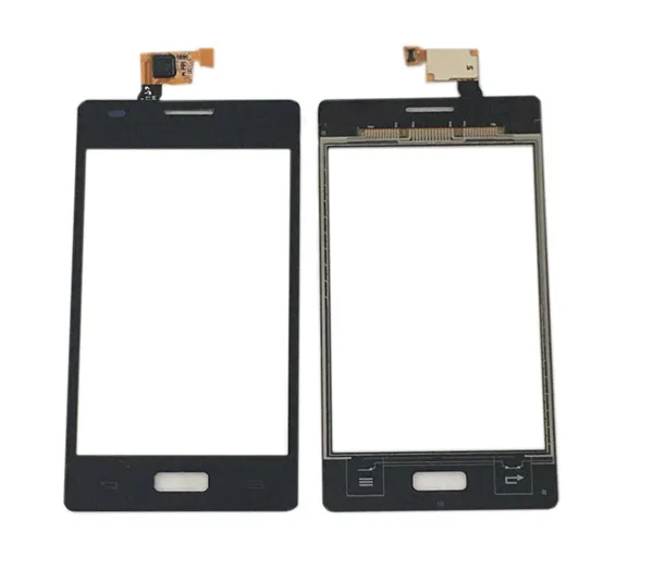 Сменный сенсорный экран для LG Optimus L5 E610 E612 4 0 дюйма черная белая с лентой |