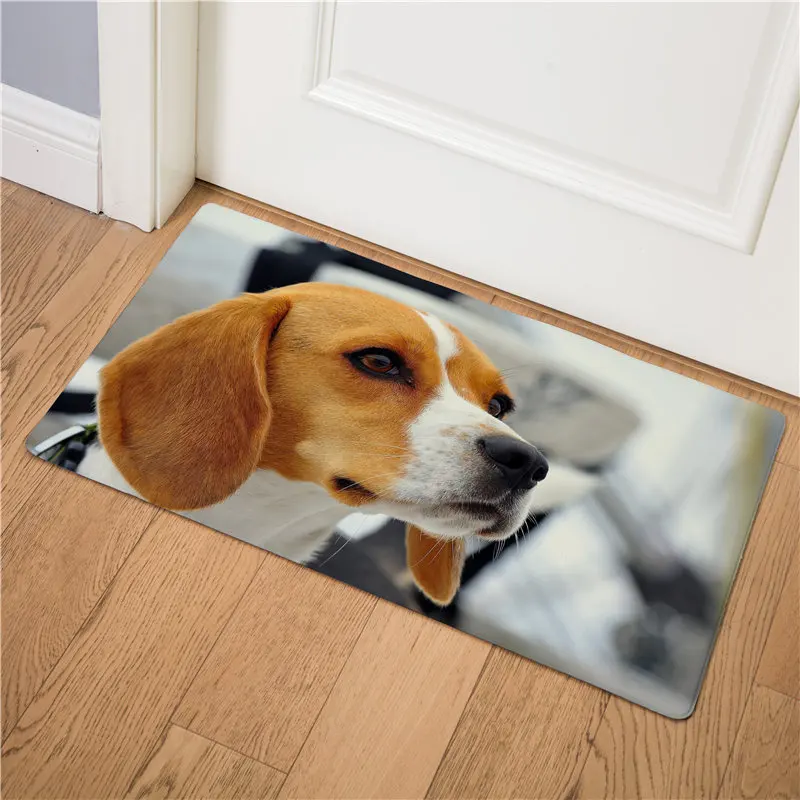 19 Beagle Dog Miguel Hound домашний декоративный Придверный коврик, стелька для кухни, ковер для дома, для улицы, добро пожаловать, для ванной комнаты, Нескользящие коврики, Пончик 75 см - Цвет: 19