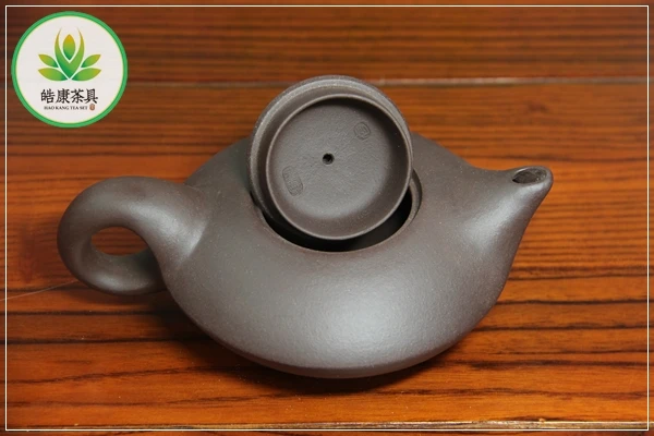 Плоской формы китайский чайник настоящий Исин для набора Кунг Фу Ча Пожелание