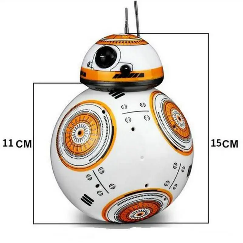 Звездные войны, радиоуправляемый робот, BB-8, Звездные войны, 2,4 г, пульт дистанционного управления, BB8, робот, интеллектуальный маленький шар, фигурка, игрушки, международный английский